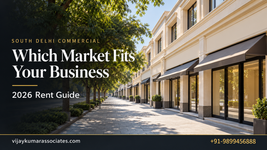 Looking for commercial space for rent in South Delhi? Compare rents across Khan Market, South Ex, GK and Lajpat Nagar, and what to check first